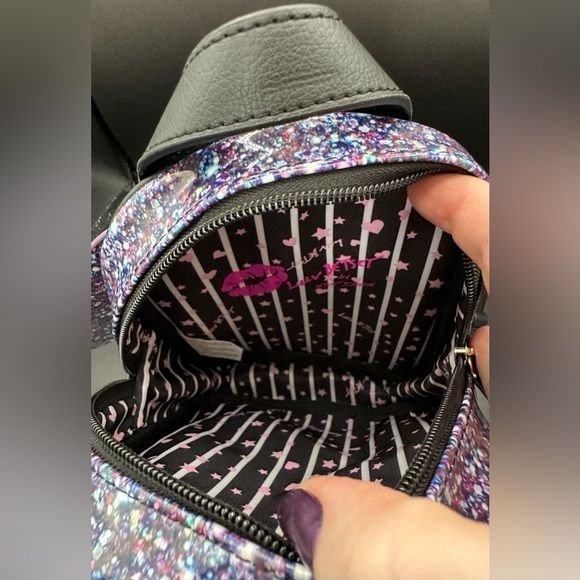 New betsey johnson Mini Sparkling Wings Backpack - Picture 9 of 10
